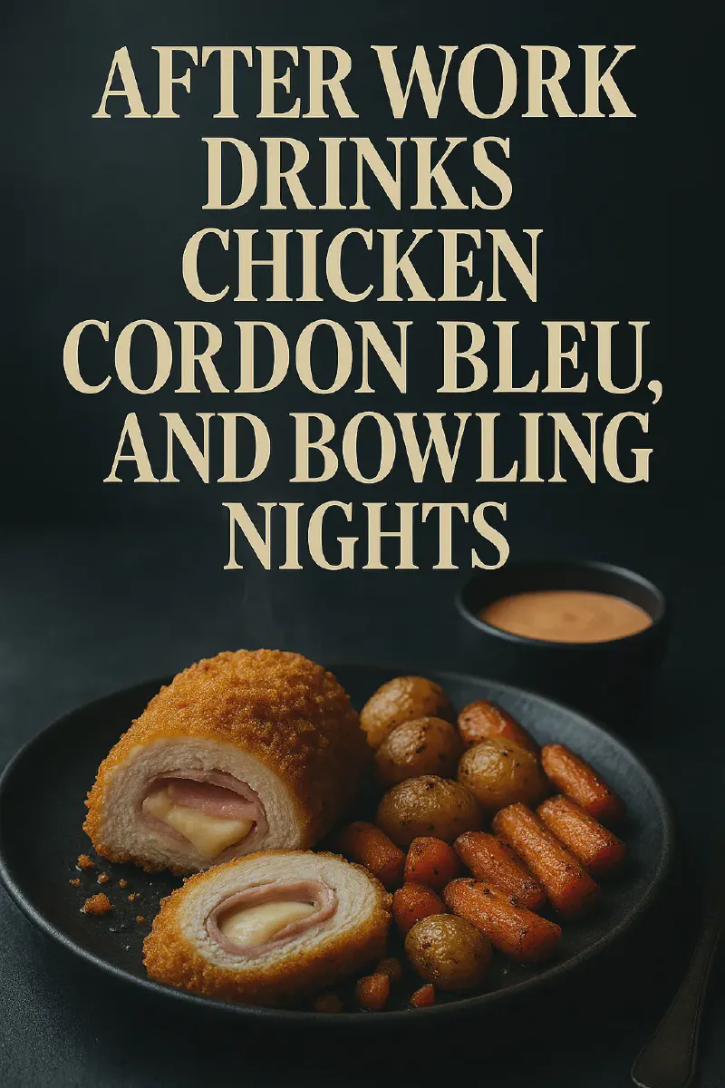 After Work Drinks, Chicken Cordon Bleu, and Bowling Nights