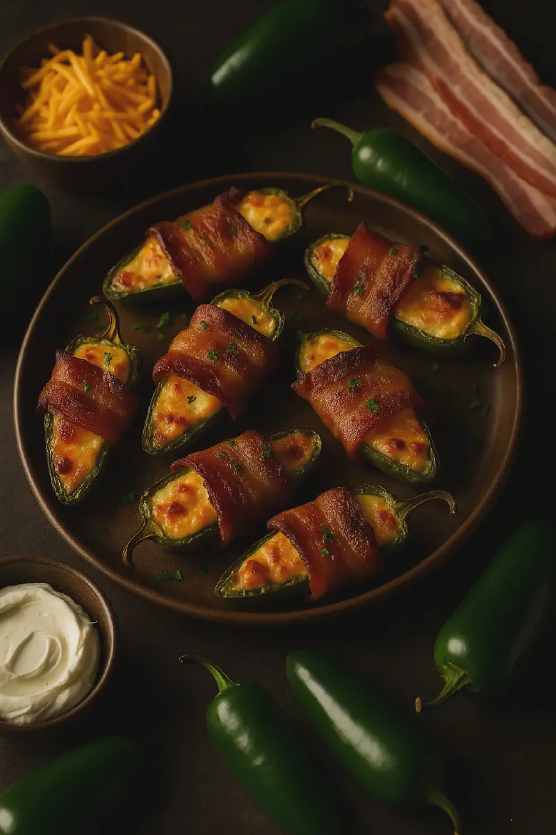 Air Fryer Jalapeno Poppers – Crispy, Cheesy & Wrapped in Bacon