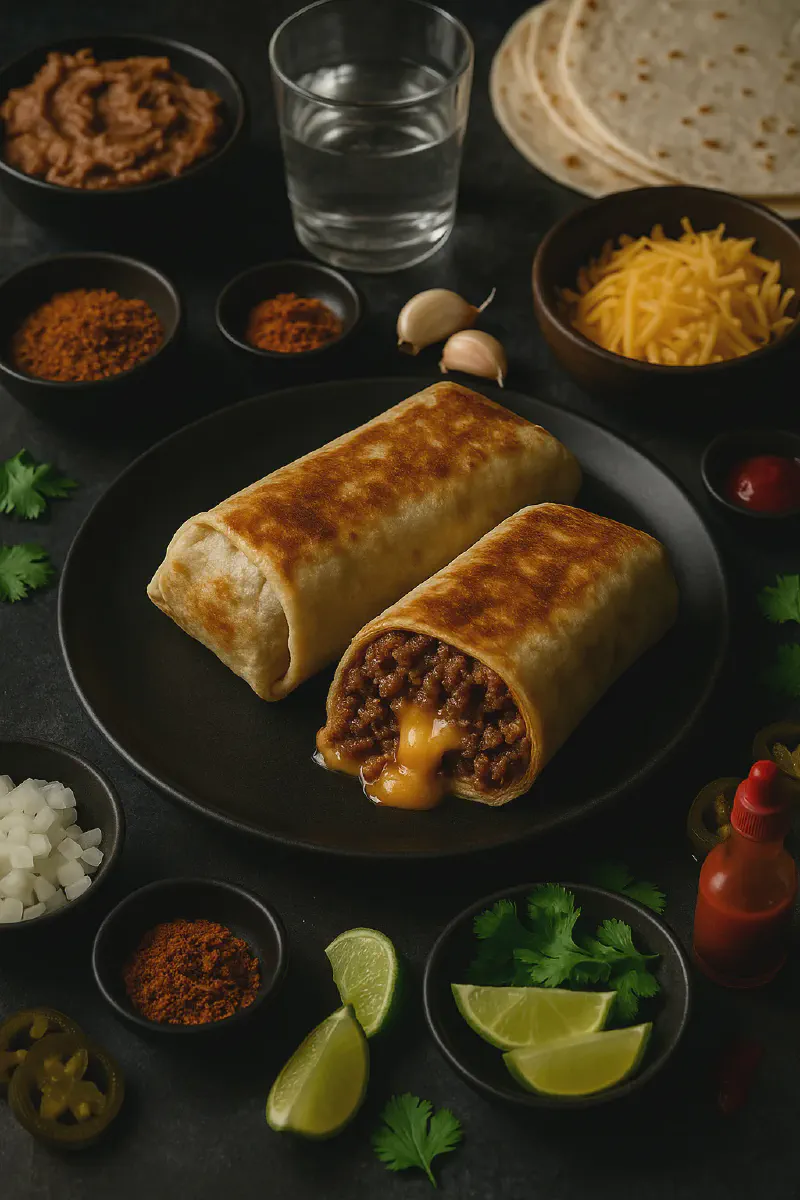 Beef and Bean Burritos That Actually Stay Together (Creamy Refried Bean Edition)