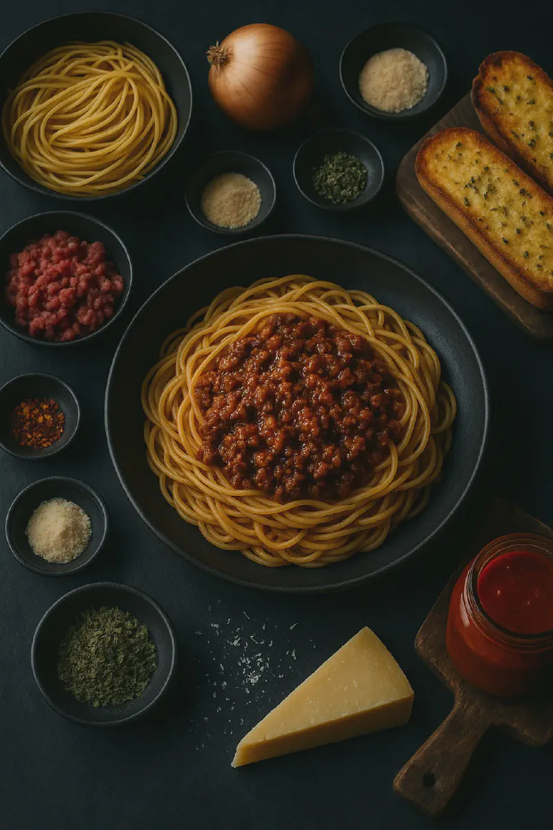 Classic Weeknight Spaghettini with Garlic Bread & Parm (Your New Go-To Comfort Meal)