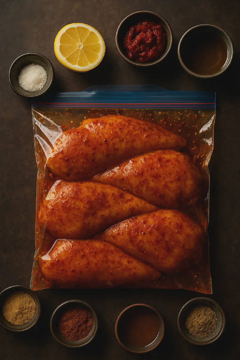 Freezer Friendly Harissa Honey Chicken (Smoky, Spicy, Sweet & Totally Meal Prep Friendly)