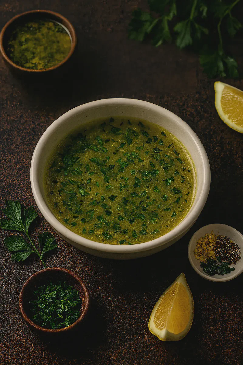 Gallbladder Friendly Lemon Herb Sauce - Bright, Fresh, and Easy on the Tummy