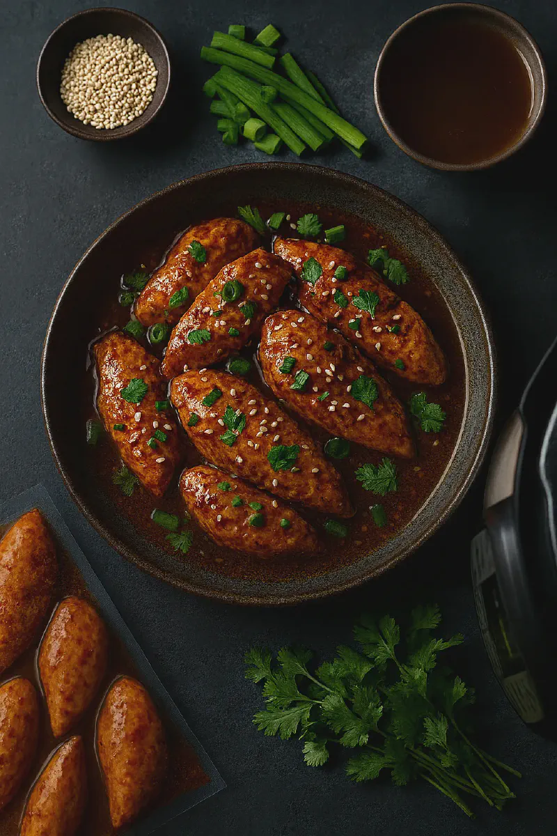 Instant Pot Frozen Spicy Soy Ginger Chicken - Dinner in a Flash (Even If You Forgot to Defrost!)
