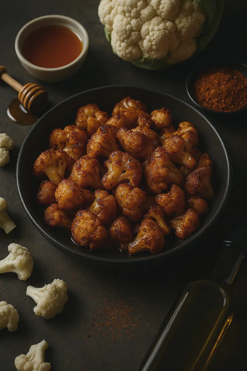 Belle’s Sweet Heat Cauli-Pop Bites - Crispy, Spicy Air Fryer Cauliflower Bites