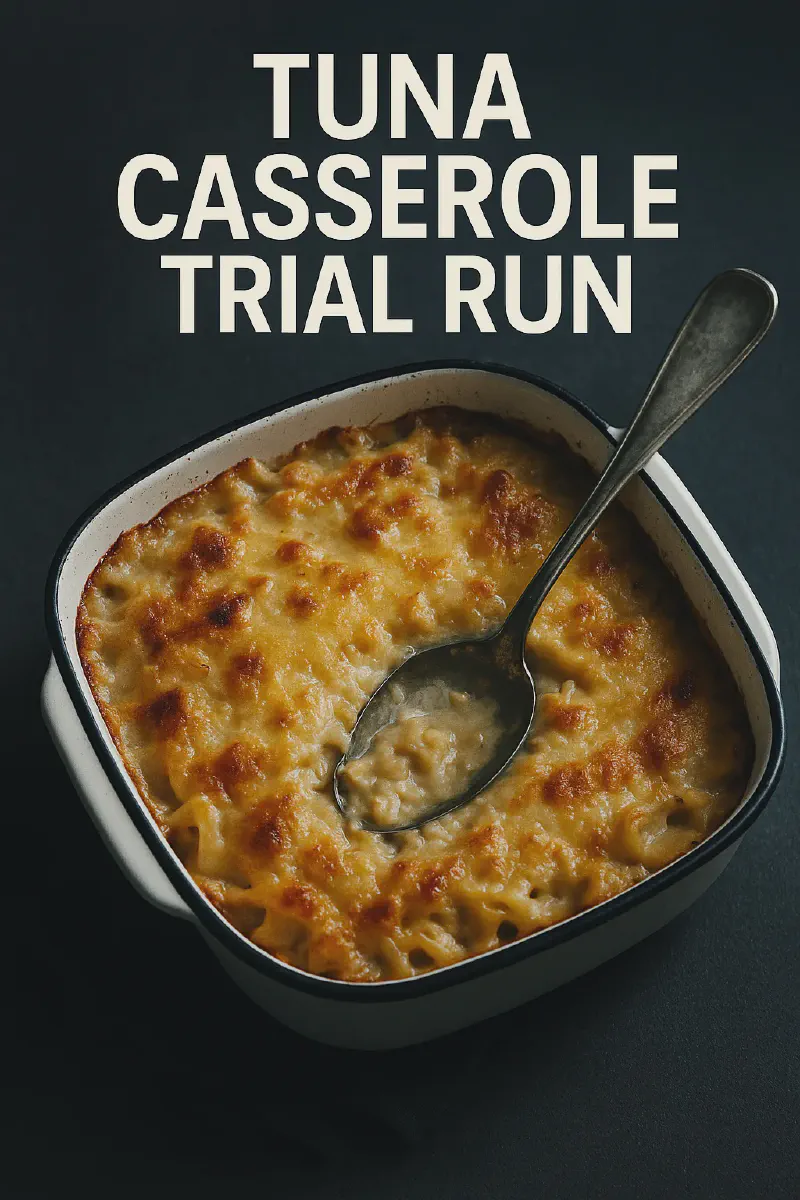 Tuna Casserole Trial Run