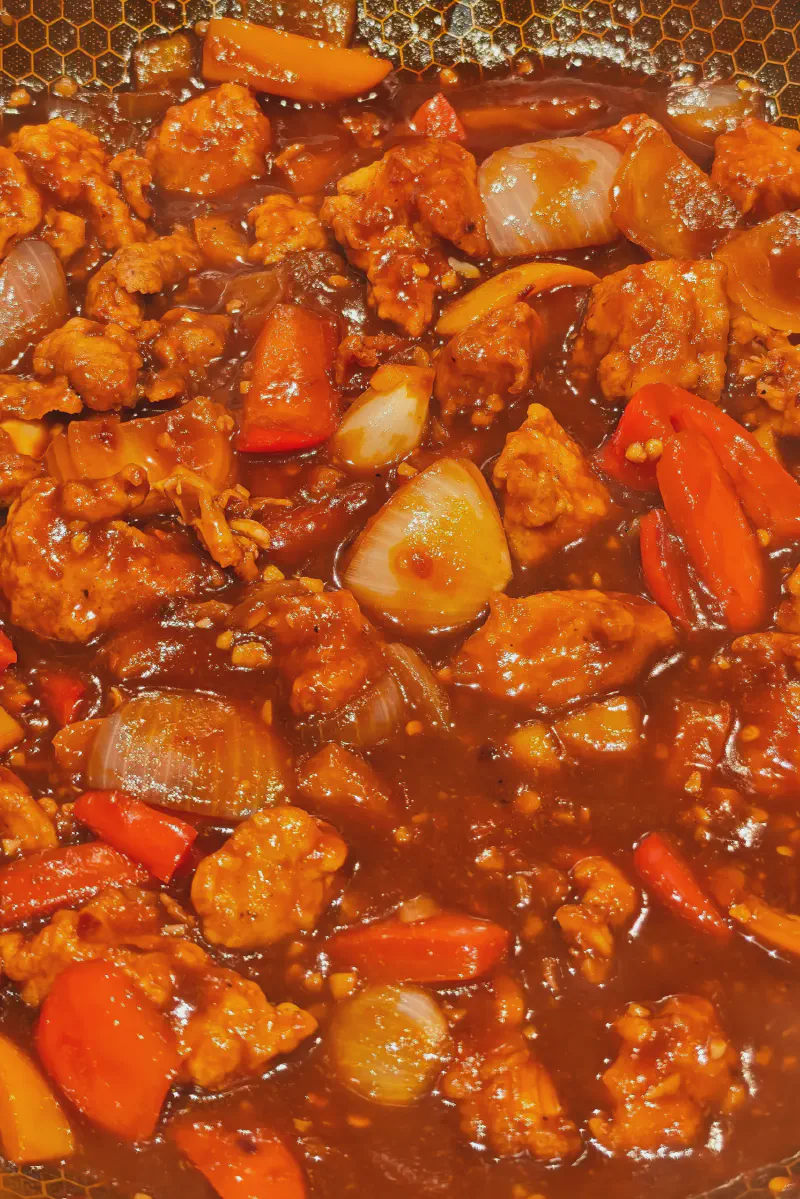 Fiery Dragon Chicken With Rice