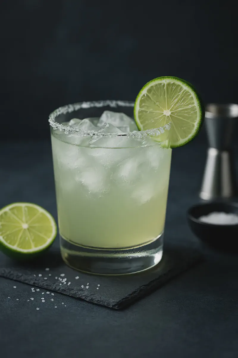 Lime Margarita, Crisp Bar Quality At Home