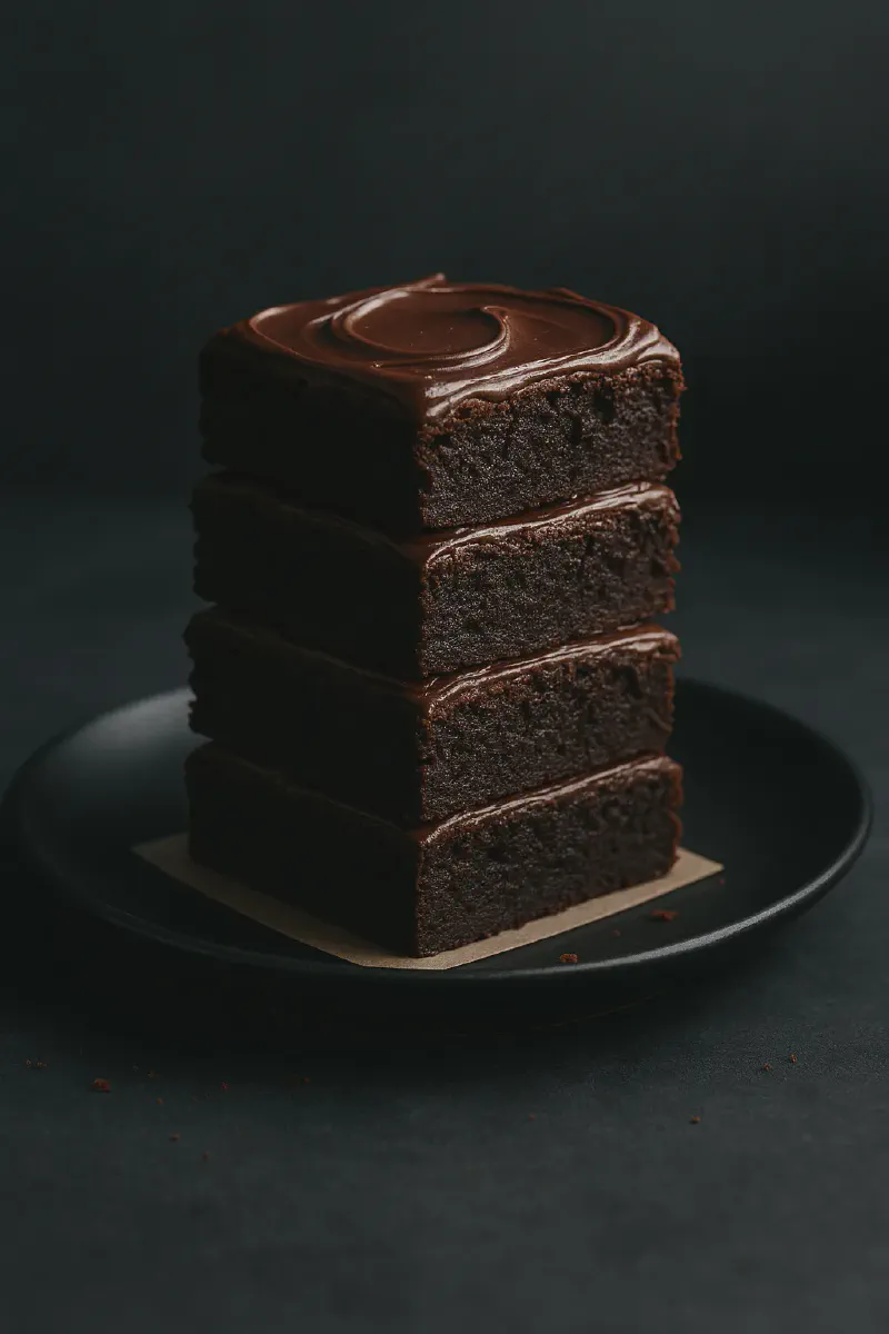 One Bowl Ultra Fudgy Frosted Brownies (Shiny Top Chewy Middle)