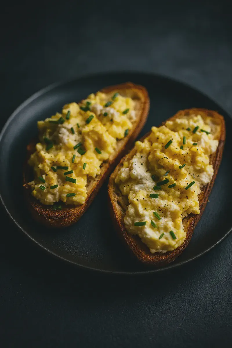 Ricotta Eggs on Toast