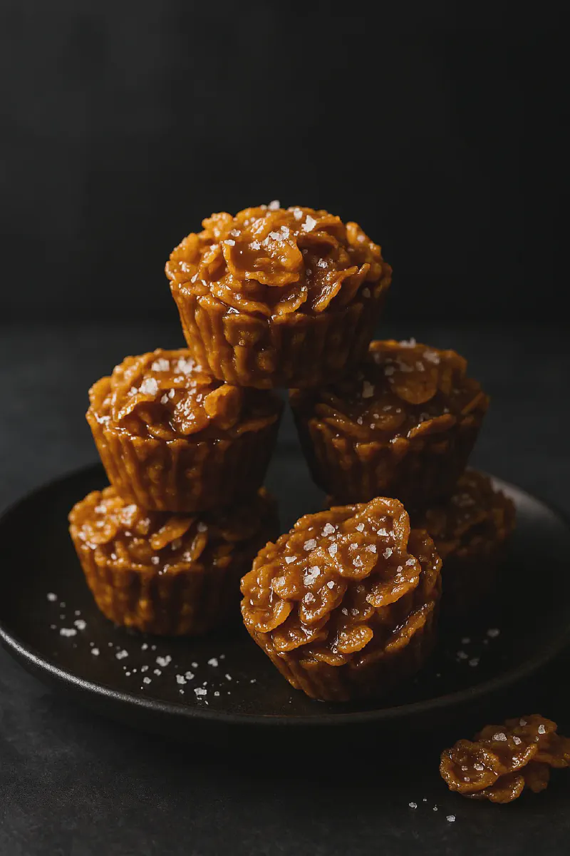 Salted Caramel Cornflake Cups