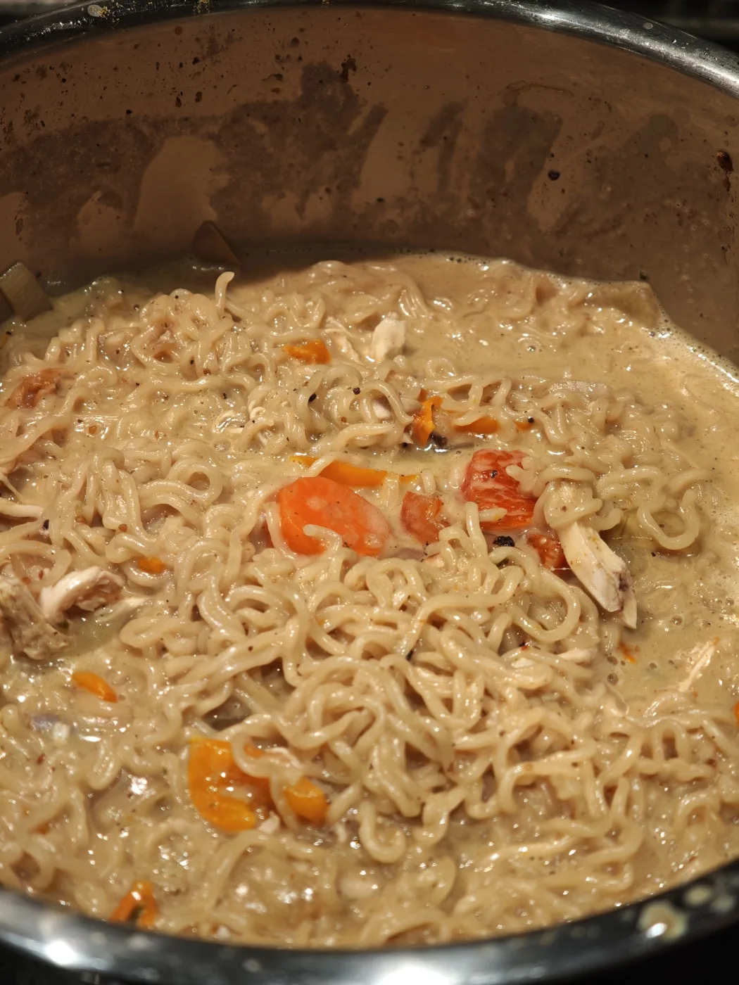 Coconut curry chicken ramen