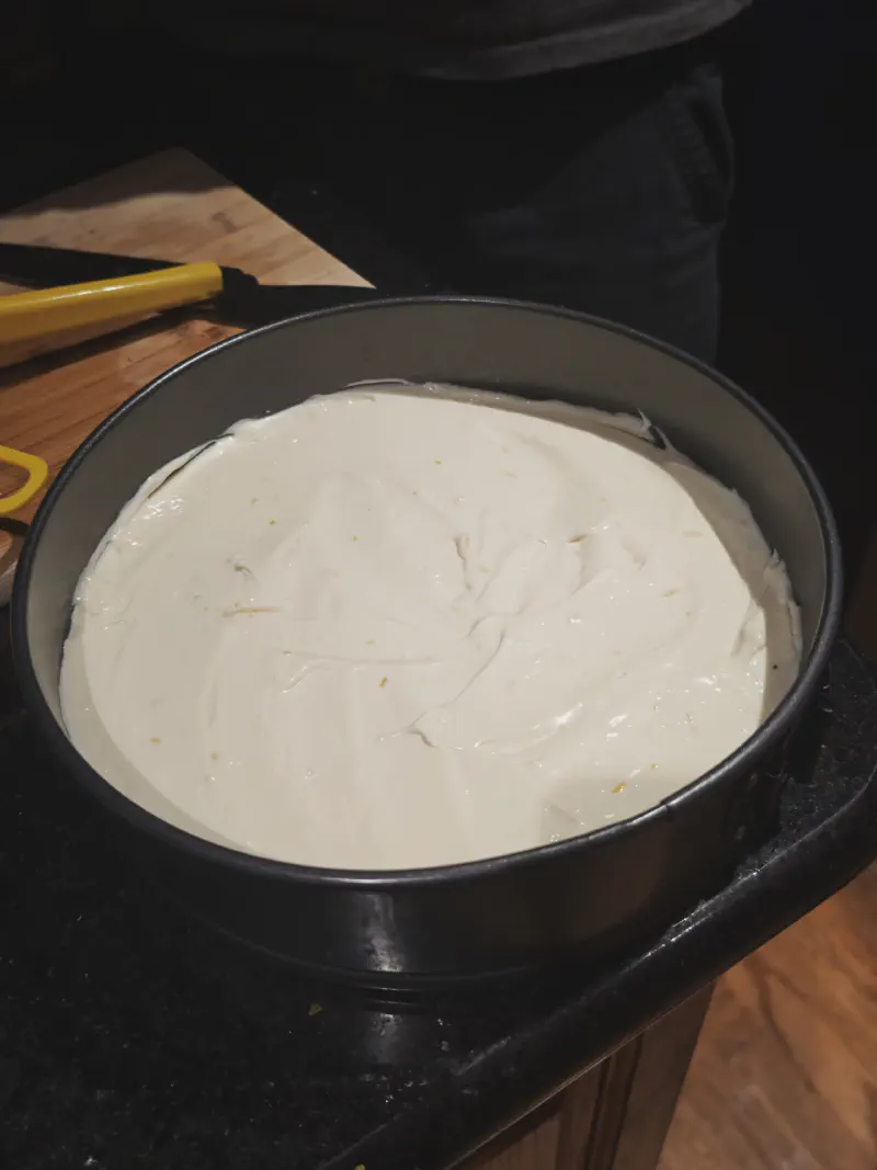 No Bake Lemon Cheesecake