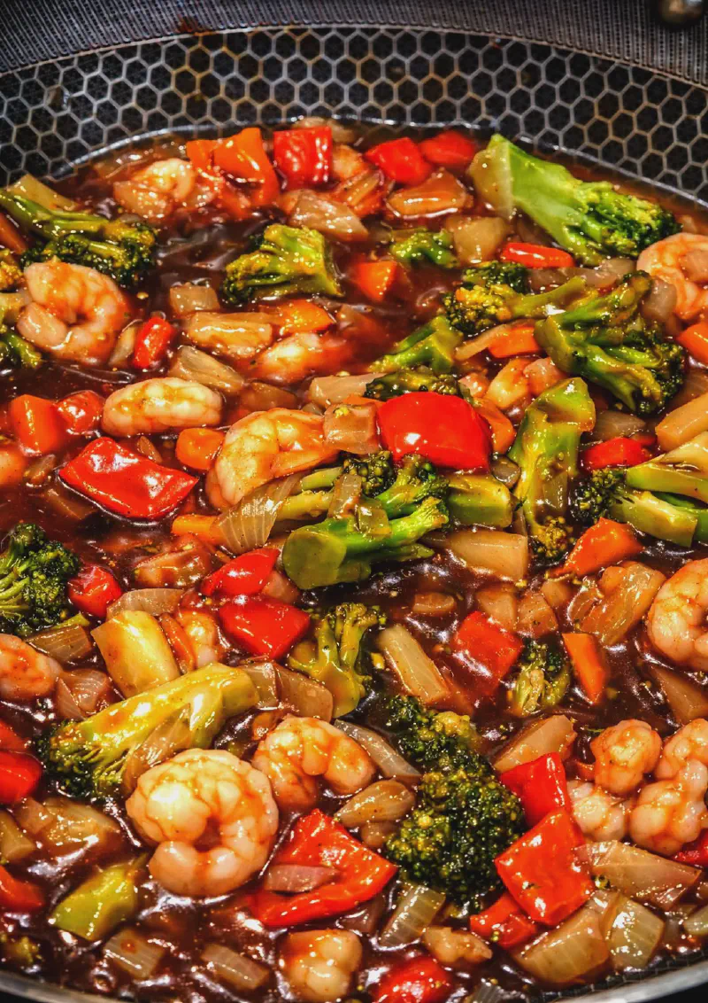 Teriyaki Shrimp Stir Fry