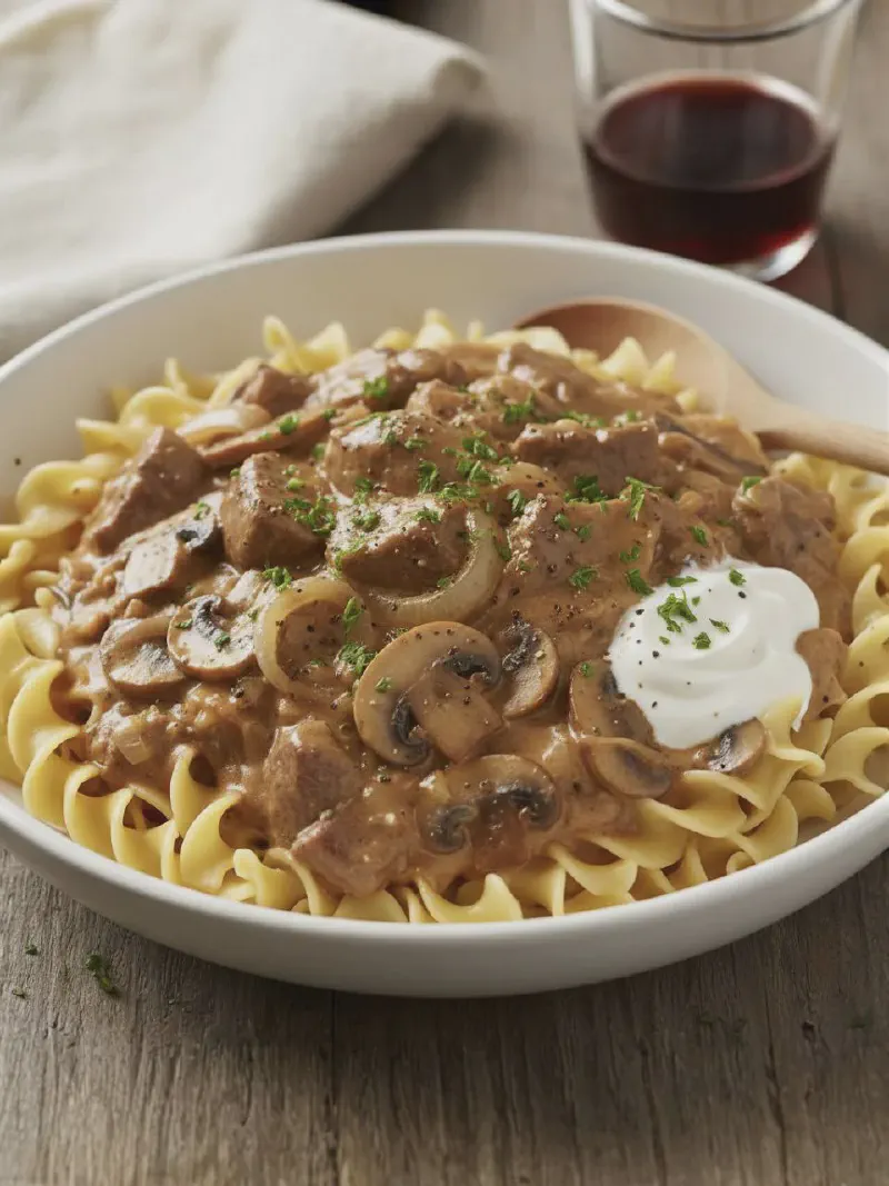 Richard's Beef Stroganoff